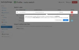 Proxy SwitchyOmega screenshot 2