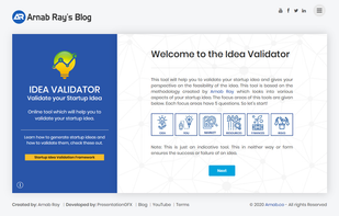 Startup Idea Validator Tool screenshot 1