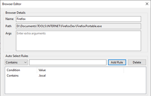 BrowserSelector screenshot 2