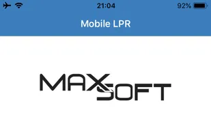 Mobile LPR screenshot 1