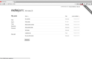 Notejam screenshot 1