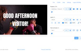 Edit the on-screen text in the video, add as many dynamic elements as you please