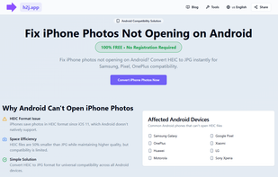H2J.app screenshot 2