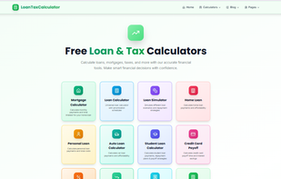 LoanTaxCalculator screenshot 1