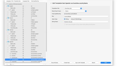 Easily add new languages and translations to web apps you create in CodeIgniter Wizard