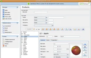 Openbravo POS screenshot 2