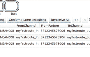 Incoming files of the last run can be viewed