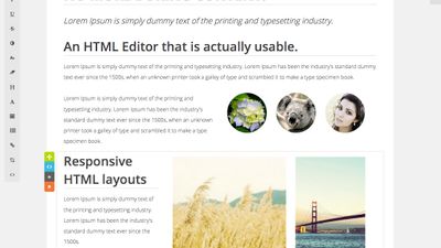 Responsive-Design HTML Editor