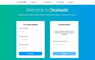 Oxyleads screenshot 1