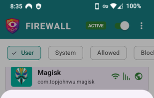 De1984 Firewall screenshot 1