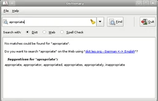 Xfce4 Dictionary screenshot 2