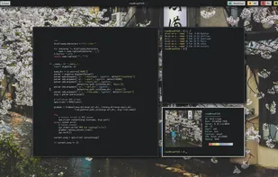 Polybar screenshot 1