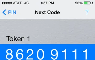 RSA Authenticator (SecurID) screenshot 2
