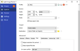 Light Image Resizer screenshot 3
