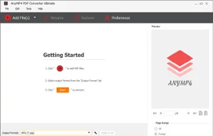 AnyMP4 PDF Converter screenshot 1