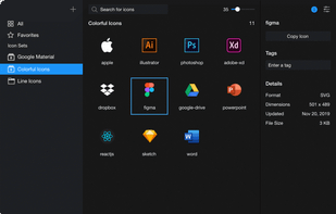 Iconset screenshot 1