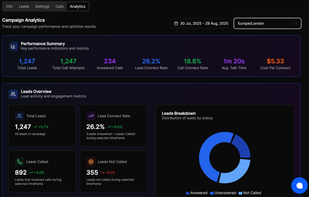 Voice AI Campaign Analytics