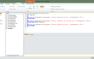 Powerful tool to run scripts across your entire database.