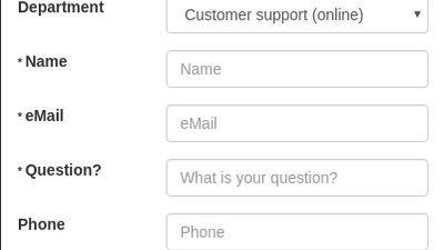 Add custom fields to the request form.