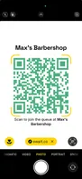 Scan a shop's QR code