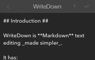 WriteDown screenshot 1