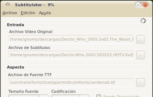 Subtitulator screenshot 1