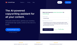 ContentForge screenshot 1