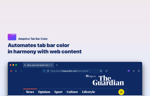 Adaptive Tab Bar Color screenshot 3