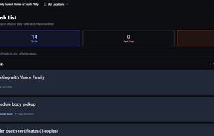 Built in task manager