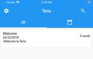 Teria screenshot 1