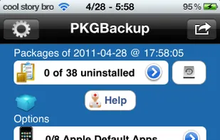 PkgBackup screenshot 2