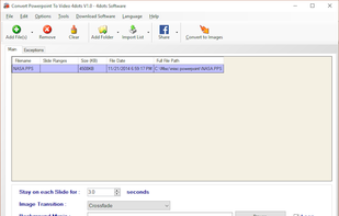 Convert Powerpoint to EXE 4dots screenshot 1