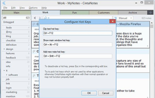 CintaNotes screenshot 1
