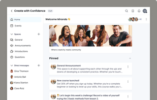 Thinkific screenshot 2
