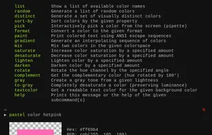 pastel (CLI) screenshot 1
