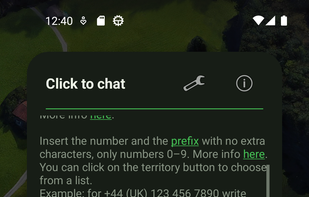 Click to Chat screenshot 1