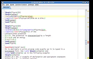 JLatexEditor screenshot 1