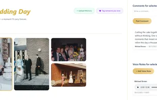 Store meaningful events with photos, notes, and context so moments aren’t forgotten.