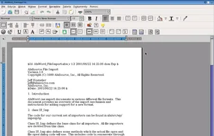 AbiWord screenshot 3