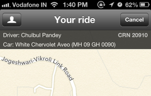 Ola Cabs screenshot 2