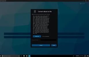 eBook Converter Tool screenshot 2