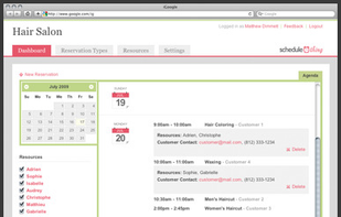 An example of a home dashboard.