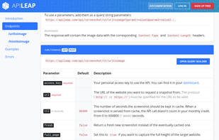 ApiLeap screenshot 2
