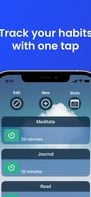 Track your Habits with one tap.