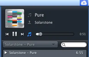 Simple and intuitive playlists. CloudPlay lives in your Mac's menu bar. Assign a hot key shortcut for quick access.
