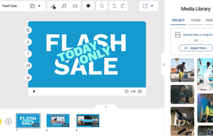Animoto screenshot 1