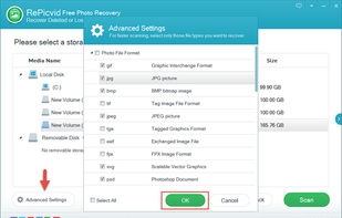 refine photo format to scan