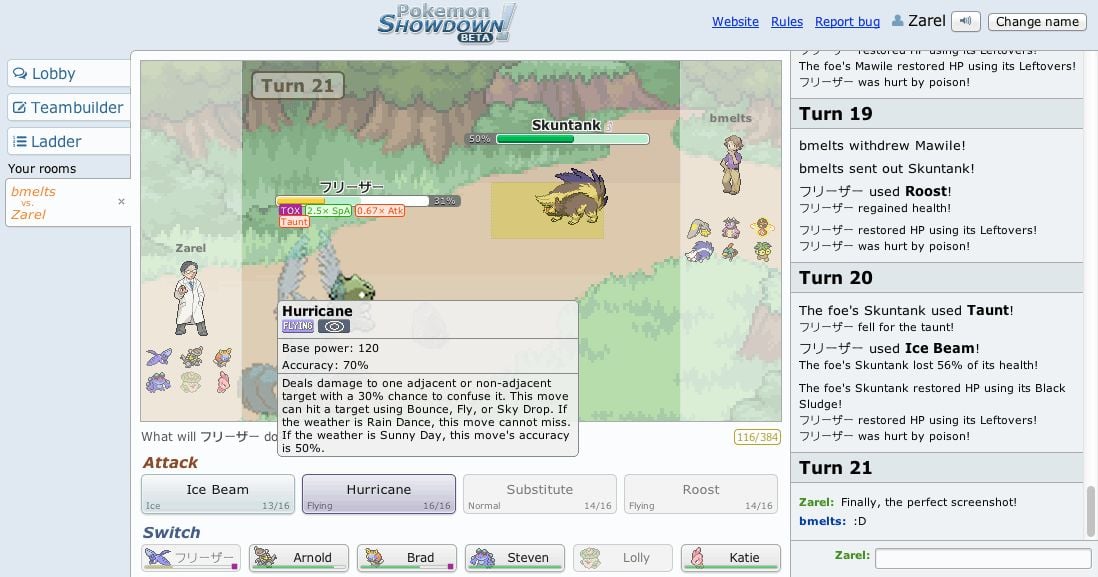 Pokémon Showdown - The Best Online Pokémon Battle Simulator