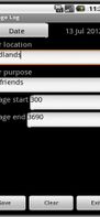 Mileage Log screenshot 1