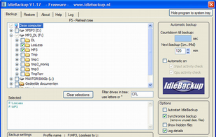 IdleBackup screenshot 1